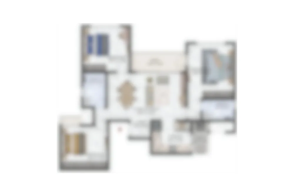 3 Bedroom + 2T Floor Plan
